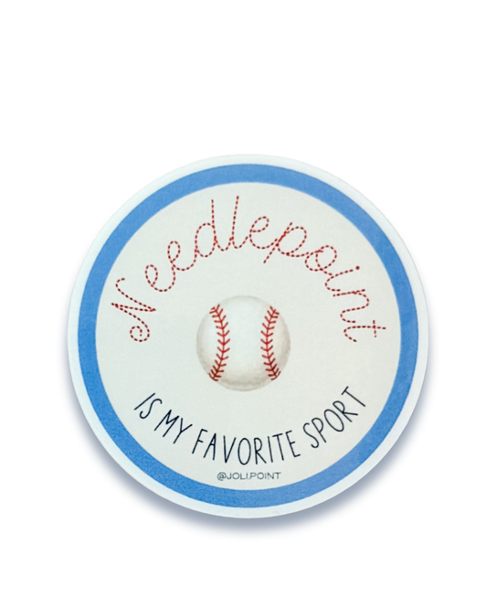 Needlepoint Is My Favorite Sport: Baseball