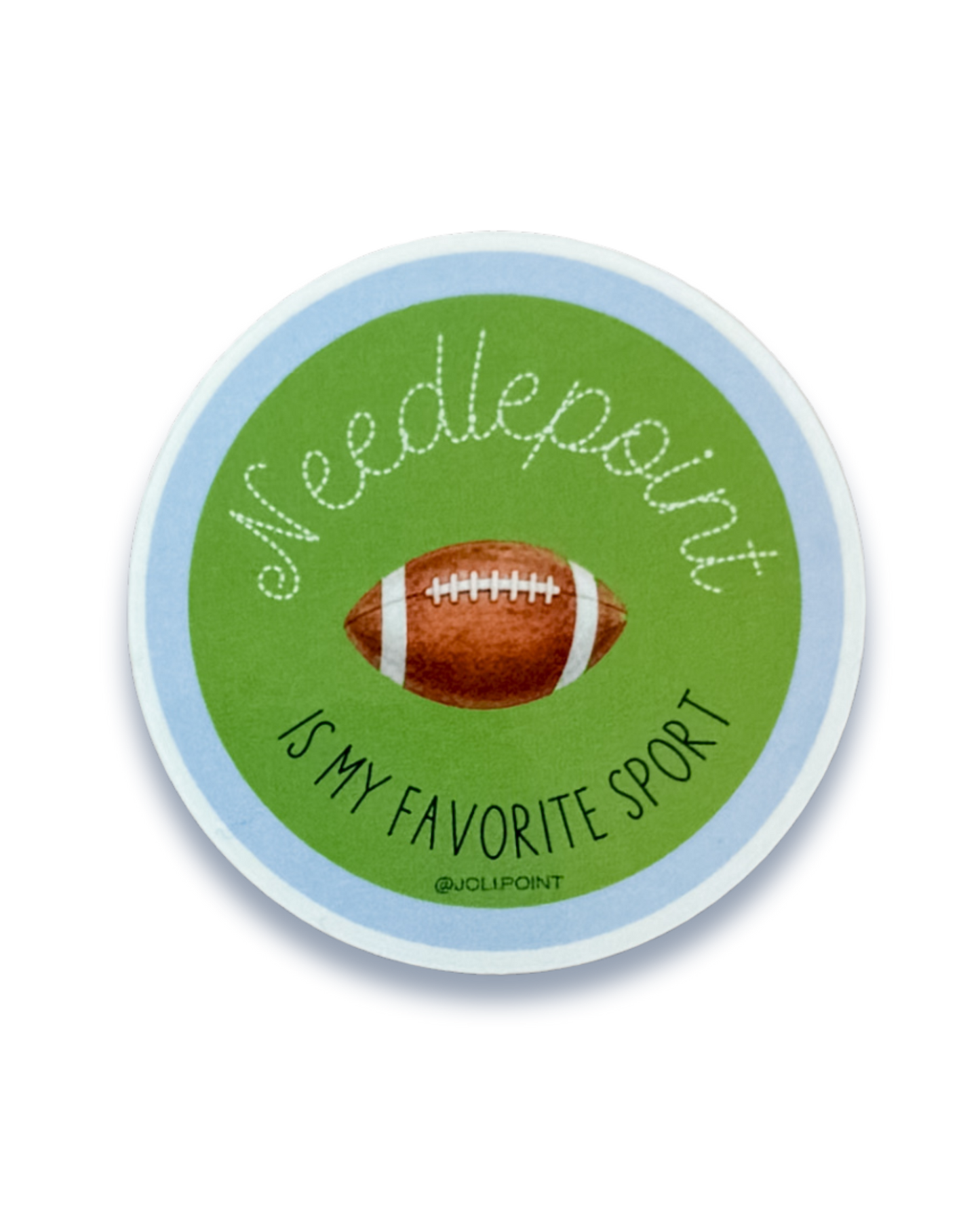 Needlepoint Is My Favorite Sport: Football