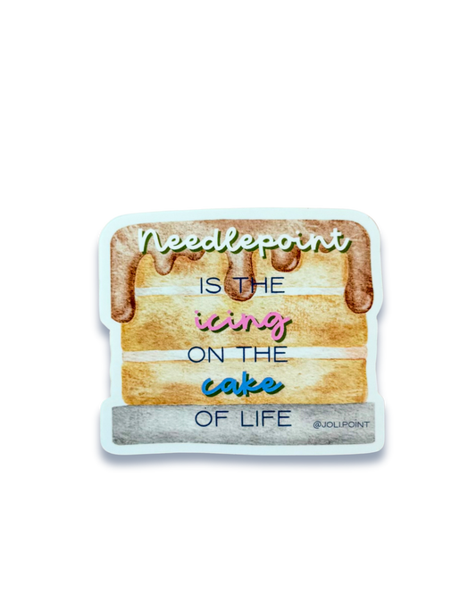 Needlepoint Is The Icing On The Cake Of Life