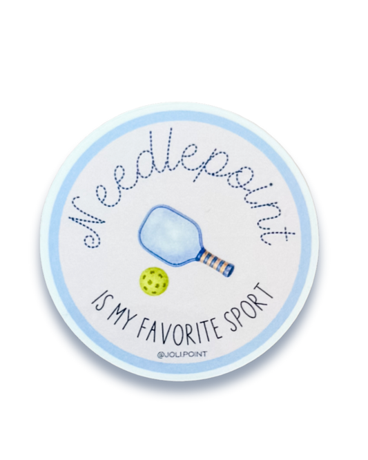 Needlepoint Is My Favorite Sport: Pickleball