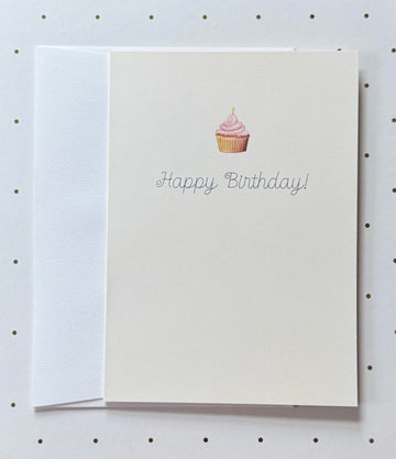Cupcake Birthday Card