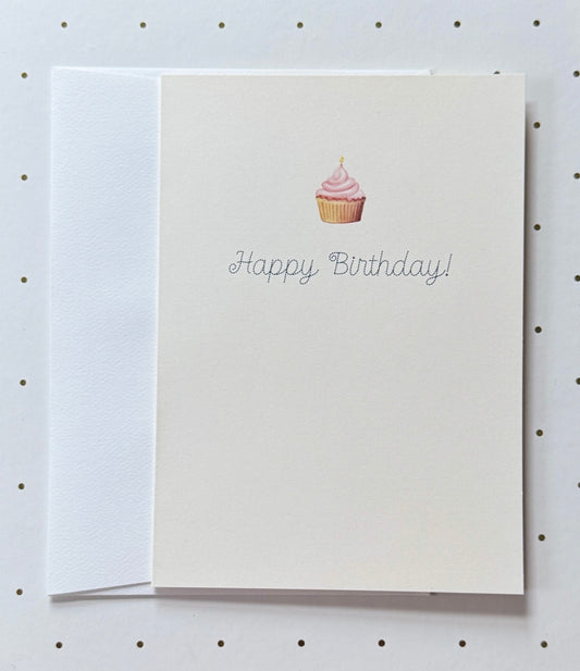 Cupcake Birthday Card