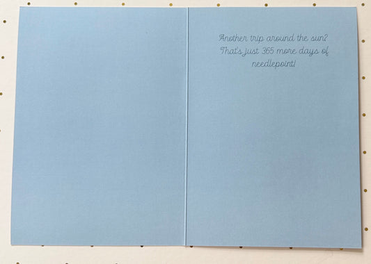 Happy Birthday Card with Candles